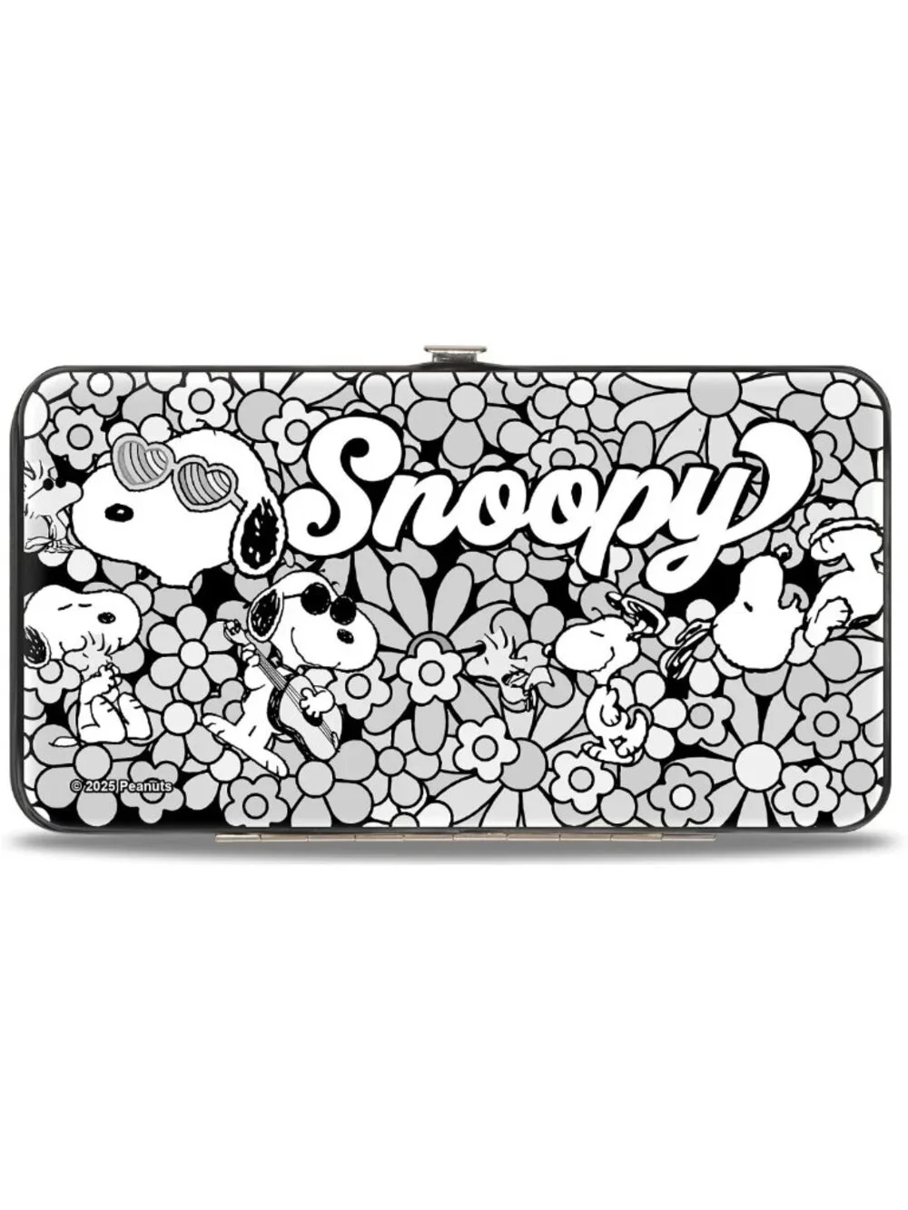 Peanuts Hinged Clasp Wallet - Cute Cartoon Design, Compact & Stylish Accessory